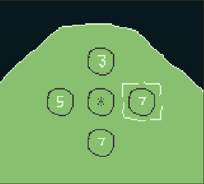 GUI puzzle interface example